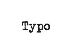 typo